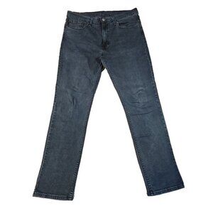 Levi's Jeans Men's W36 L32 Dark Slate‎ Blue Tapered Leg Stretch PC9-04511-5654